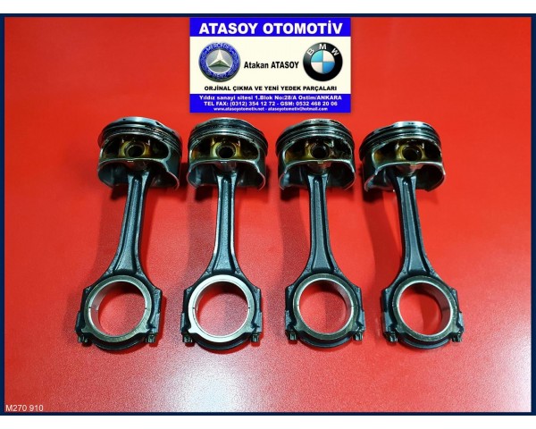 MERCEDES CLA180 PİSTON KOLU 2700300020 2700300320 , 2700300420 , 2700300520 2700300820 A2700300320 A2700300420 A2700300520 A2700300820 MERCEDES A180 PİSTON KOLU MERCEDES B180 PİSTON KOLU M270 910 PİSTON KOLU